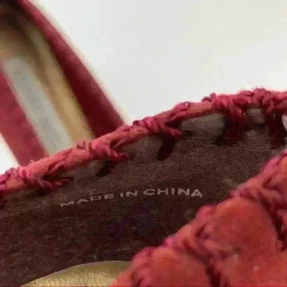 Amanda Smith heels Marilyn sz 7 burgundy kid suede - Picture 14 of 15